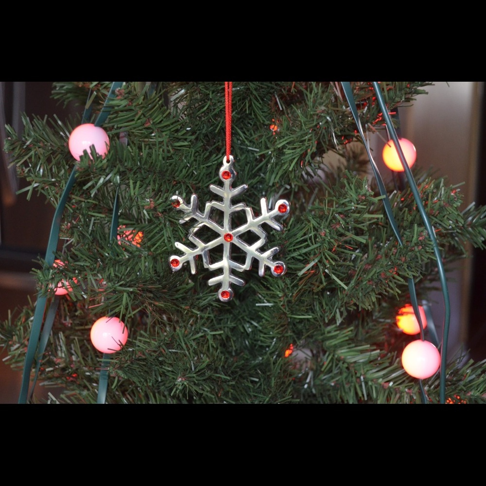 Christmas ornaments set of 8 Snowflake